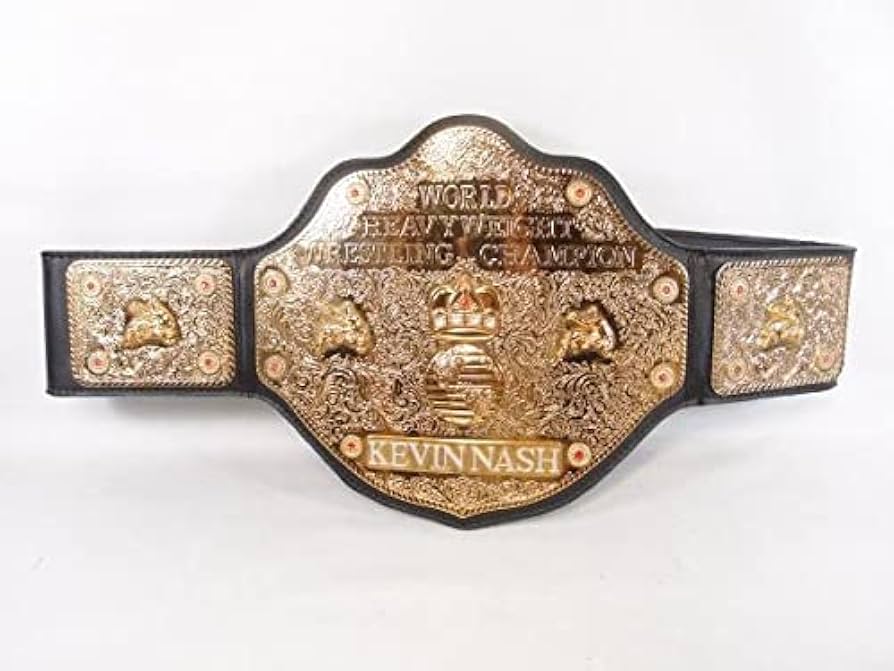 WCW WWE 世界ヘビー級チャンピオンベルト ミニチュアレプリカ　ミニベルト 美品 WCW 世界ヘビー級チャンピオンベルト ミニチュアレプリカ